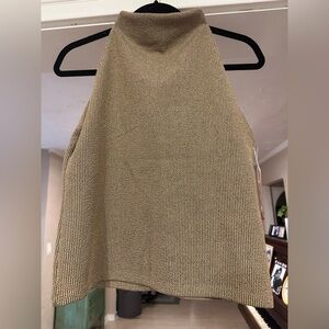 Zara Gold Sleeveless top